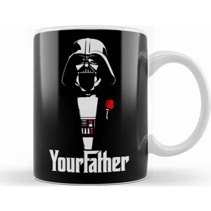 Baskı Dükkanı Star Wars Yourfather Kupa Bardak Porselen