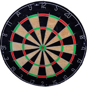 DART-100 45 cm Profesyonel Sisal Sert Kıl Dart Tahtası 6 Adet Dart Oku