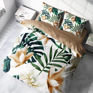 MonoHome Soft Tropik 3D Pamuk Saten Çift Kişilik Nevresim Takımı