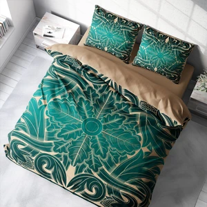 MonoHome Osmanlı IV 3D Pamuk Saten Çift Kişilik Nevresim Takımı