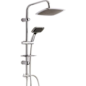 Robot Duş Seti Tepe Yağmurlama Duş Seti Siyah