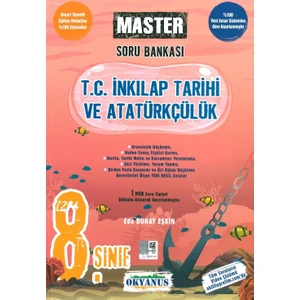 Okyanus Yayınları 8. Sınıf Master T. C. İnkılap Tarihi ve Atatürkçülük Soru Bankası