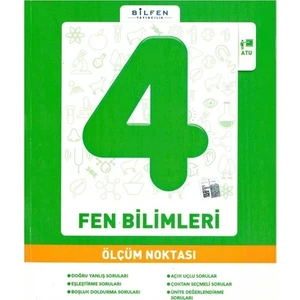 Bilfen Yayınları 4. Sınıf Fen Bilimleri Ölçüm Noktası 2020