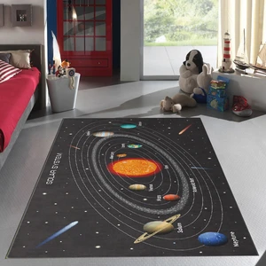 Dekoratif Özel Tasarım  Leke Tutmaz Çocuk Halısı 80 x 150 cm