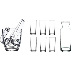 9 Parça Rakı Bardağı ve Buz Kovası Seti