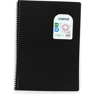 Nova A4 96 Yaprak Çizgili Spralli Plastik Kapak Defter