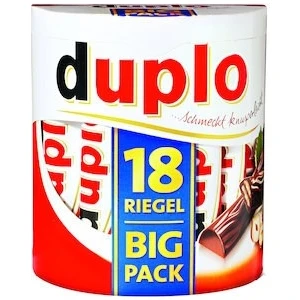 Duplo Büyük Paket 327 gr  18'li Sütlü Çikolata