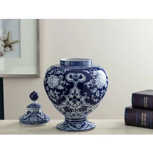 Madame Coco Antony Bleu Blanc Dekoratif Obje