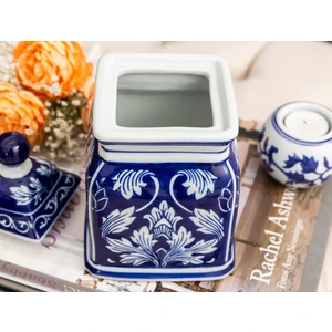 Madame Coco Montpellier Bleu Blanc Dekoratif Obje