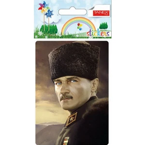 STC-261 Atatürk Çıkartma-3 Etiket 80 x 113 mm 2'li