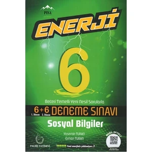 Palme Yayıncılık 6. Sınıf Enerji 6+6 Sosyal Bilgiler Deneme Sınavı - Erman Turan