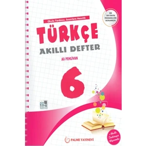 Palme Yayıncılık 6. Sınıf Türkçe Akıllı Defter