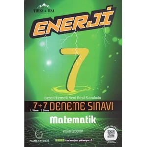 Palme Yayıncılık 7. Sınıf Enerji 7-7 Matematik Deneme Sınavı