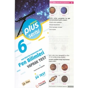 Palme Yayıncılık Yaprak Test 6. Sınıf Fen Bilimleri