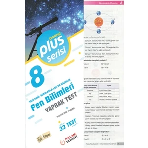 Palme Yayıncılık Yaprak Test 8. Sınıf Fen Bilimleri