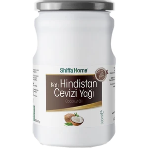 Shiffa Home  Katı Hindistan Cevizi Yağı 330ML Soğuk Pres %100 Saf Sızma Katı Hindistan Cevizi Yağı