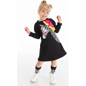 Unicorn Zebra Kız Çocuk Elbise