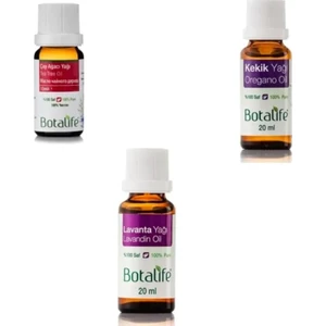 Kekik Yağı Lavanta Yağı 20 ml Çay Ağacı Yağı 10 ml
