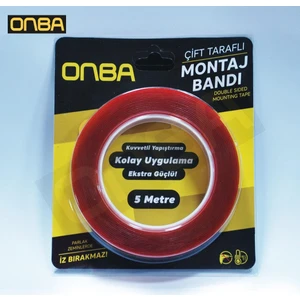 10mm x 5mt Çift Taraflı Silikon Bant ( Vhb )