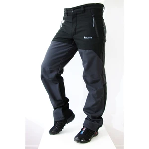 Outdoor Softshell Erkek Pantolon - Siyah-Gri