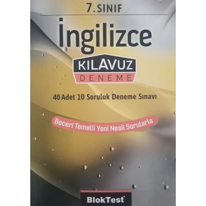 Tudem Yayınları Bloktest Yayınları 7. Sınıf İngilizce 40 x 10 Kılavuz Deneme