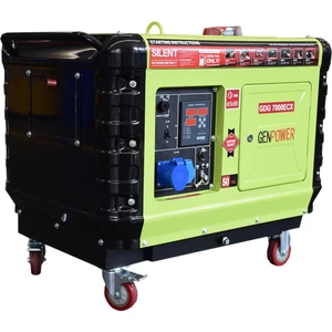 Gdg 7000 Ecx 7 Kva Dizel Süper Sessiz Kabinli Monofaze Portatif Jeneratör