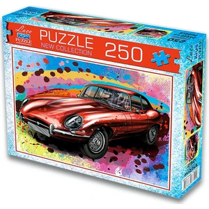 Laço Kids 250 Parça Kırmızı Jaguar Araba Puzzle