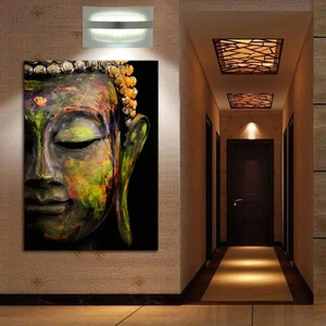 Buddha Feng Shui Buda Kanvas Tablo fngs7-70 x 100 cm