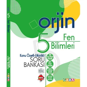 Gama Yayınları 5. Sınıf Orjin Fen Bilimleri Konu Özetli Etkinlikli Soru Bankası