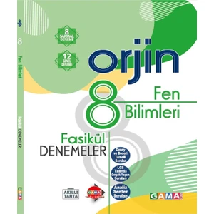 Gama Yayınları 8. Sınıf OrjinFen Bilimleri Fasikül Denemeler
