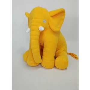 Bebe Yatmaz 75 cm Mega Boy Uyku Arkadaşım Peluş Fil Sarı