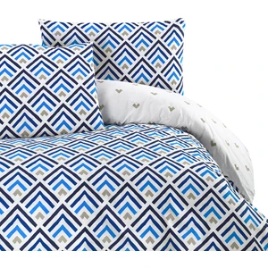 Menderes Home Ritm Mavi Tek Kişilik Nevresim+Yastık