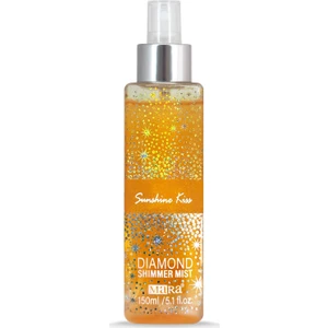 Sunshine Kiss Diamond Shimmer Mist Kadın Vücut Spreyi 250 ml – Amber, Vanilya, Sandal Ağacı ve Siyah Kiraz Işıltılı Koku