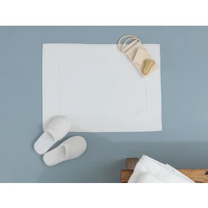 Madame Coco Stripe Armürlü Ayak Havlusu - Beyaz - 50x70 cm