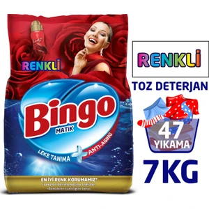 Renkli Toz Çamaşır Deterjanı 7 Kg