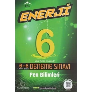 Palme Yayıncılık 6. Sınıf Enerji 6+6 Fen Bilimleri Deneme Sınavı