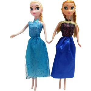 Star Toys Frozen Elsa  Anna 2'li Figür Bebek