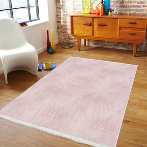 Bazaar Forum Dekoratif Saçaklı Klasik Desen Deri Kaymaz Taban Dijital Baskı Halı FM-2071 180 x 280 cm