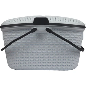 Redro Home Rattan Desenli Piknik Sepeti  30 lt