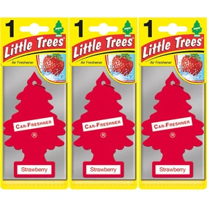 Little Trees Kağıt Koku Strawberry (Çilek) 3'lü Paket