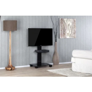 PL 2515 39'' - 55'' LCD LED Monitör Siyah Tekerlekli Tv Sunum Sehpası