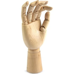 Ahşap Model Mankeni Sağ El Erkek 32CM