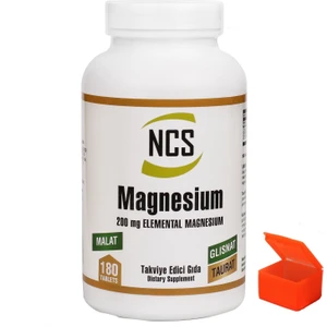 Magnesium 200MG 180 Tablet + Hap Kutusu