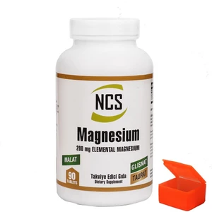 Magnesium 200MG 90 Tablet + Hap Kutusu