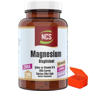 Magnesium Bisglisinat Zma 180 Tablet + Hap Kutusu