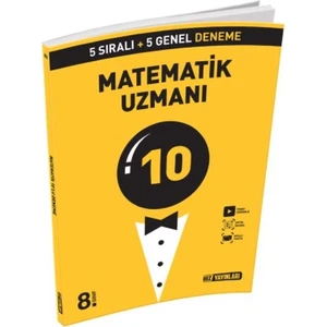 Hız Yayınları 8. Sınıf Matematik Uzman 10'lu Deneme