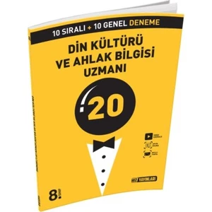 Hız Yayınları 8. Sınıf Din Kültürü ve Ahlak Bilgisi Uzman 20'li Deneme