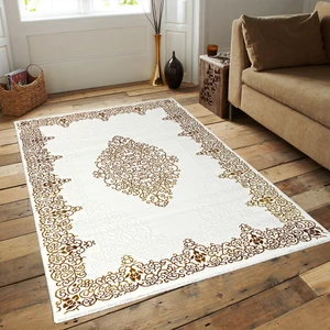 Halı Gold Plus 2862A Gold/beyaz 80X150 cm