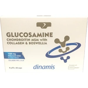 Glucosamıne Chondroitin Msm With Collagen  Boswellia 6 gr x 30 Şase