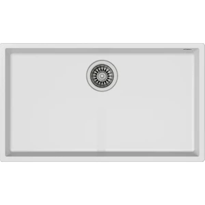 SQUARE 72.40 TG ARTIC WHITE Tezgahaltı Granit Eviye Beyaz 72 cm 115230019